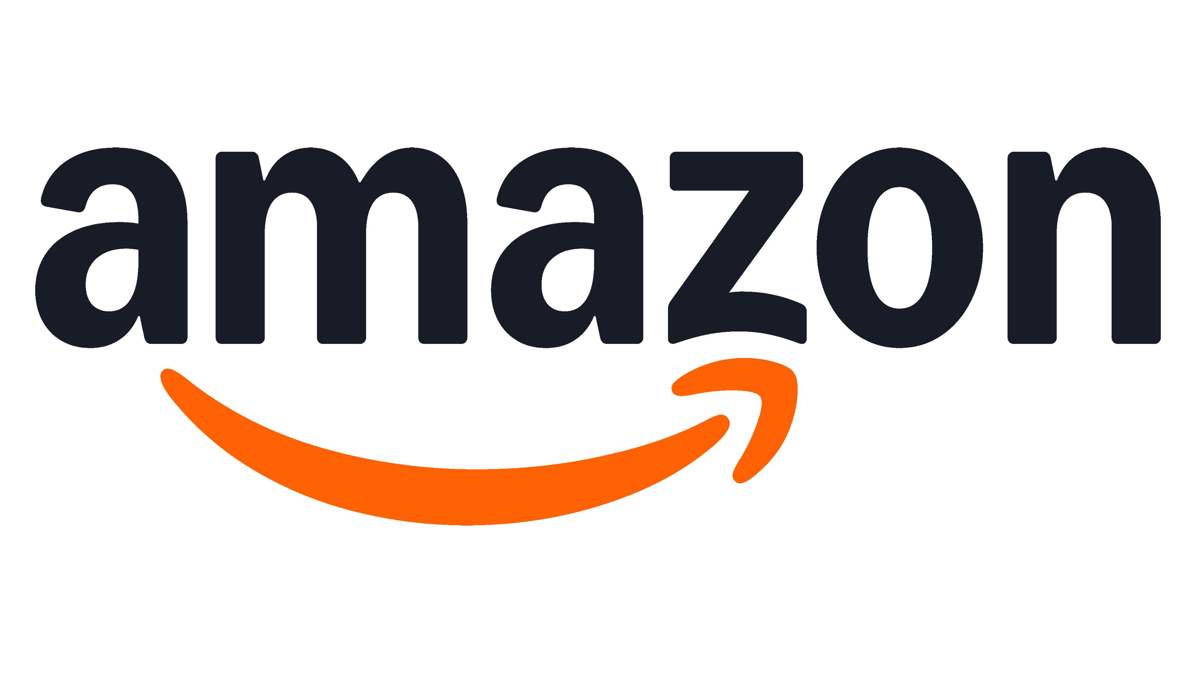 Amazon logo with a curved arrow from A to Z.